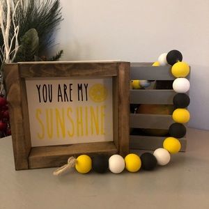 “You are my sunshine” farmhouse sign
